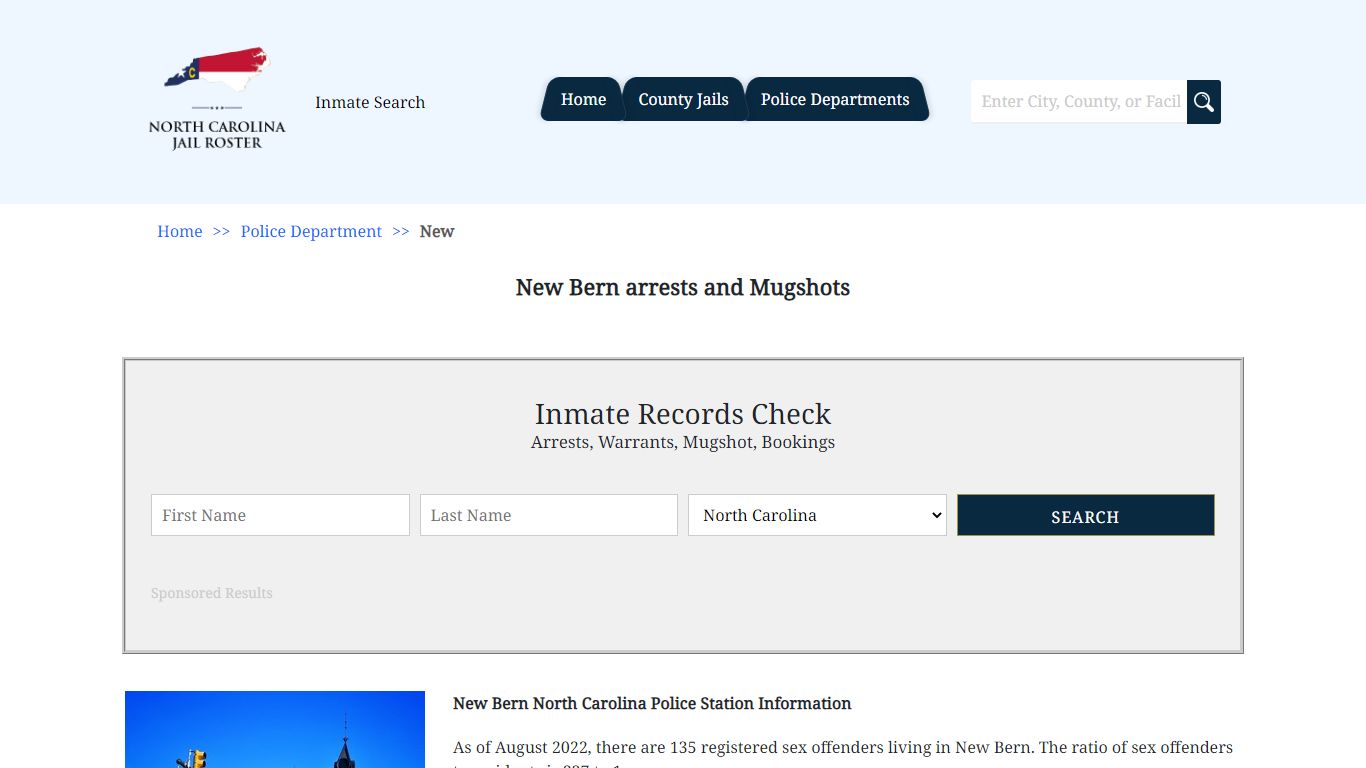 New Bern arrests and Mugshots | North Carolina Jail Roster